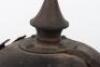 Barn Find Prussian Landwehr-Infanterie Regiment Nr 26 Pickelhaube - 8