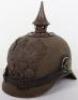 Scarce Variation WW1 German Prussian Ersatz Pickelhaube - 3