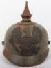 Prussian Steel Ersatz Pickelhaube Regimentally Marked to Infantry Regiment Nr 13 (1.Westfalisches)