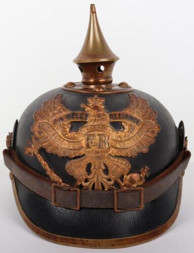 Imperial German Pickelhaube 1.Nassauishes Infanterie-Regiment Nr 87