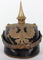 Scarce Imperial German Prussian Army Veterinary Senior NCO / Officer for Infantry Regiment 128 Pickelhaube