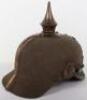 Imperial German Bavarian Ersatz Felt Pickelhaube - 5