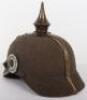 Imperial German Bavarian Ersatz Felt Pickelhaube - 6