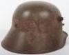 German M-16 Steel Combat Helmet Captured at the Battle of Montauban 1918 - 3