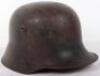 WW1 German M-16 Camouflaged Steel Combat Helmet - 2