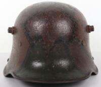 WW1 German M-16 Camouflaged Steel Combat Helmet