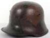 WW1 German M-16 Camouflaged Steel Combat Helmet - 2