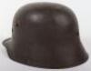 WW1 German M-17 Steel Combat Helmet with Deutsches Kaiserreich Decal Possibly Linked to Imperial Territory of Alsace-Lorraine - 6