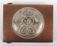 Scarce Saxon Schutzen Fusilier Regiment Nr 108 Enlisted Ranks Belt Buckle