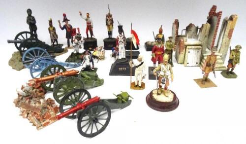 Models, 54mm scale, various periods
