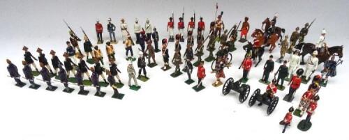 Britains and other makers British and Colonial Troops