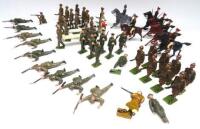 Britains hollowcast troops in khaki