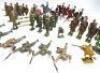 Britains hollowcast troops in khaki - 3
