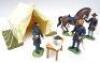 Britains American Civil War matte finish set 17463 Union 'Command Decision" - 2