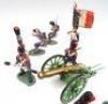 Britains Battle of Waterloo British and French Artillery with other troops - 6