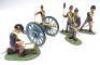 Britains Battle of Waterloo British and French Artillery with other troops - 8
