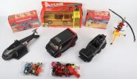 Vintage 1980s &ldquo;A-Team&rdquo; Galoob and &ldquo;Mask&rdquo; Kenner figures and vehicle