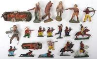 Small Quantity of cowboy and Indians Toy soldiers