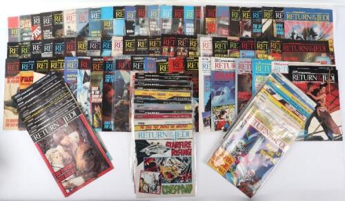 Complete set of vintage Marvel Star Wars Return of the Jedi weekly comics 1983-1986