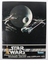 Vintage 1978 Kenner Star Wars trade delivery catalogue for 1979