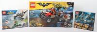 Three DC super heroes boxed Lego sets