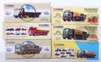 Six Boxed Corgi Classics Commercial Vehicles