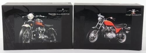 Two Boxed Minichamps Classic Triumph Bikes Series