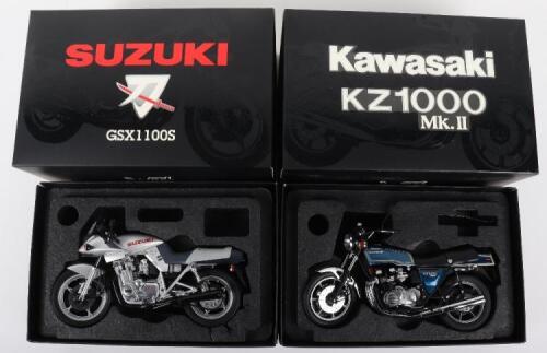 Two Boxed Wits Mile Stone Motor Cycle Models