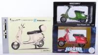 Three Boxed Scooter Models