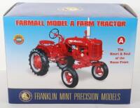 Franklin mint Boxed Farmall model A tractor