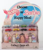 McDonalds 1991 Hotwheels Barbie Happy Meal Shop Display
