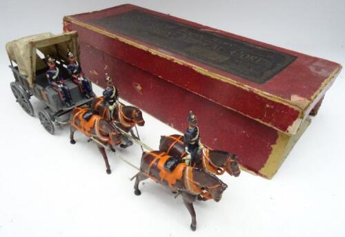 Britains set 145, Royal Army Medical Corps four-horse Ambulance Wagon