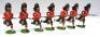 Britains set 11, Black Watch charging - 3