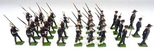 Britains, two sets 2080, Royal Navy with Officers