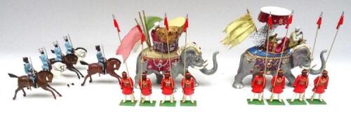 Britains two sets 08957 Ceremonial Guard for State Elephants