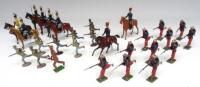 Britains converted and repainted Austrian Dragoons