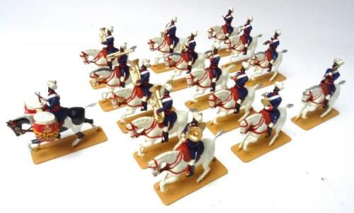 Britains recast or repainted British Indian Army Mounted Band