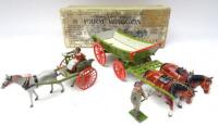 Britains set 5F, two-horse Farm Waggon