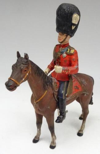 Heyde 100mm scale Edward Prince of Wales as Colonel of the Welsh Guards, mounted