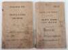 Important Pilot's Flying Log Books belonging to Captain Arthur Gordon Jones-Williams with Eleven Confirmed Victories in World War One