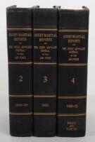 Court-Martial Reports of Judge Advocate General of the Air Force Volumes 2, 3 & 4 Covering Period 1949-1951