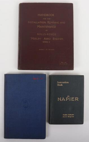 Rare Original Aircraft Engine Manuals