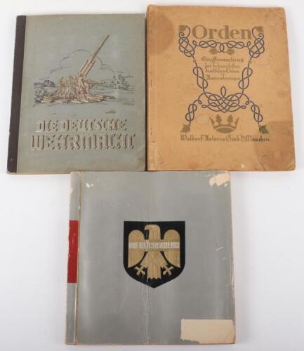 Selection of German Cigarette Card Albums from the WWII Period