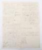 Interesting and Detailed Prize Money Statement and Agents Commission (1812)