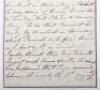 Historic Letter Describing in English, Paris in Short Lived Revolt in 1851 - 4