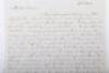 Historic Letter Describing in English, Paris in Short Lived Revolt in 1851 - 10