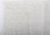 Historic Letter Describing in English, Paris in Short Lived Revolt in 1851 - 15