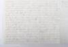 Historic Letter Describing in English, Paris in Short Lived Revolt in 1851 - 16