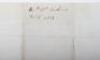 Historic Letter Describing in English, Paris in Short Lived Revolt in 1851 - 18