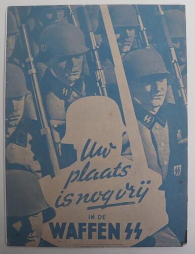 Original Dutch Waffen-SS Recruitment Leaflet